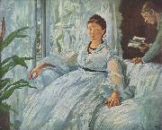 Edouard Manet Beim Lesen oil painting artist